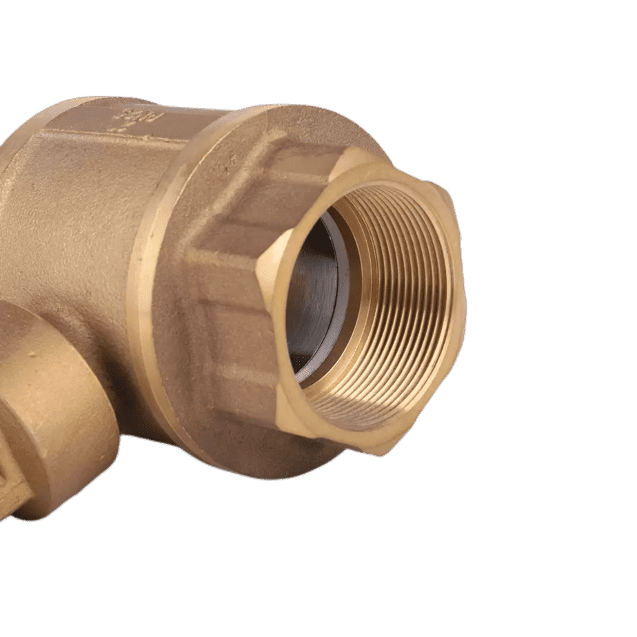 Pressure Relief Bronze Ball Valve thread