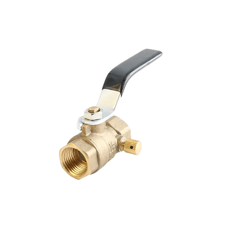 full port water ball valve with drain outlet