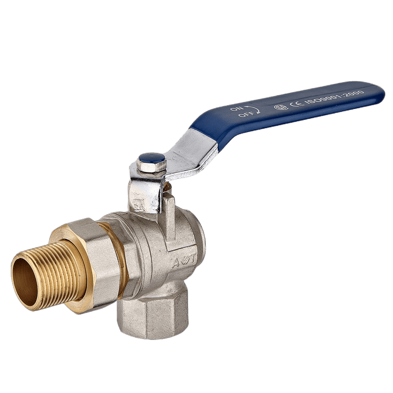 90 degree right angle ball valve