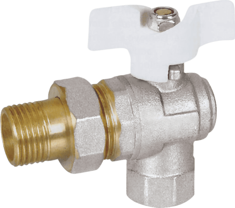 90 degree right angle ball valve