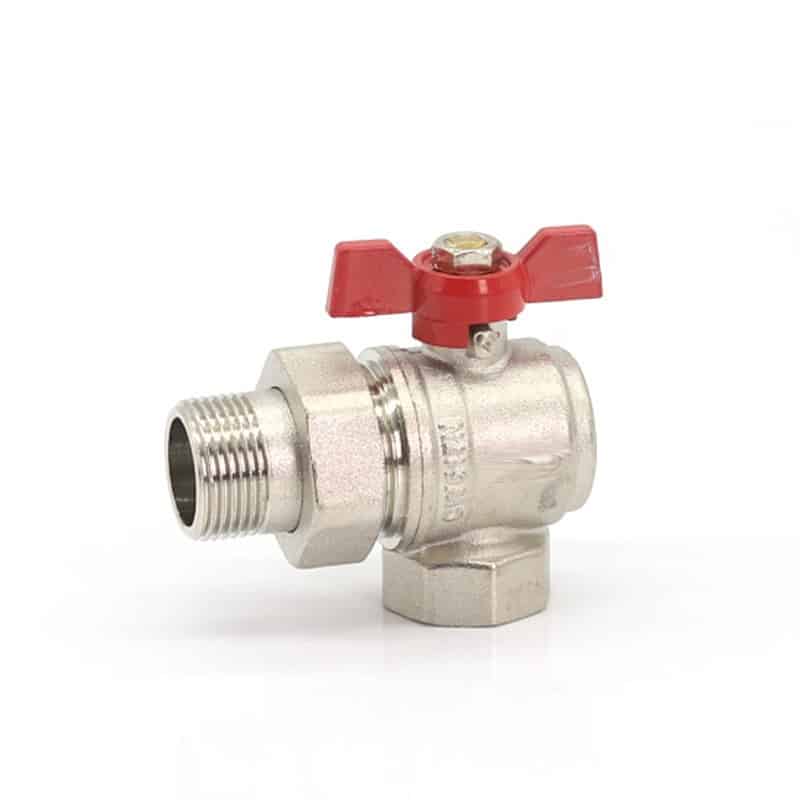90 degree right angle ball valve