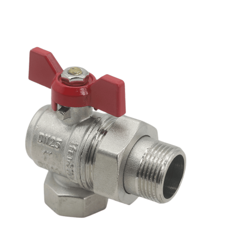 90 degree right angle ball valve
