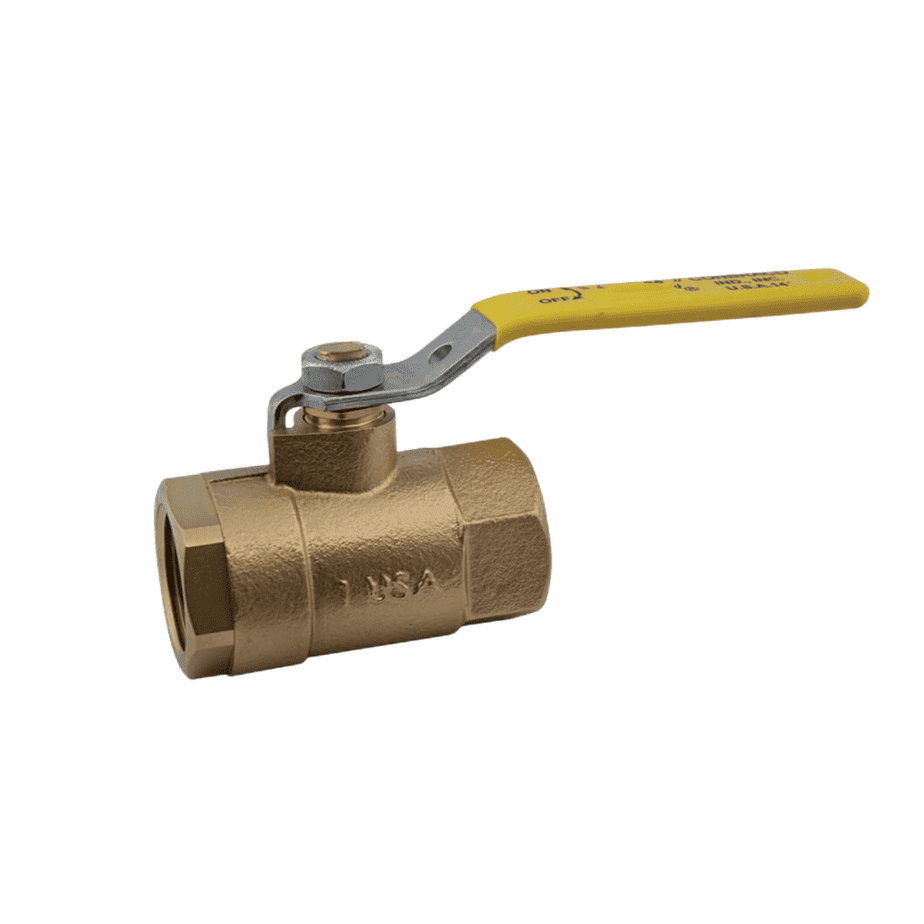 straight ball gas valve