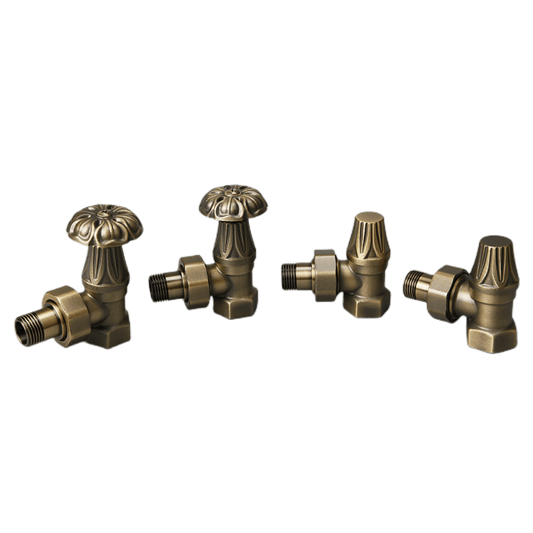 Angle Antique Thermostatic Radiator Valves