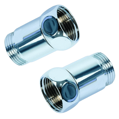 coupling fitting with chrome