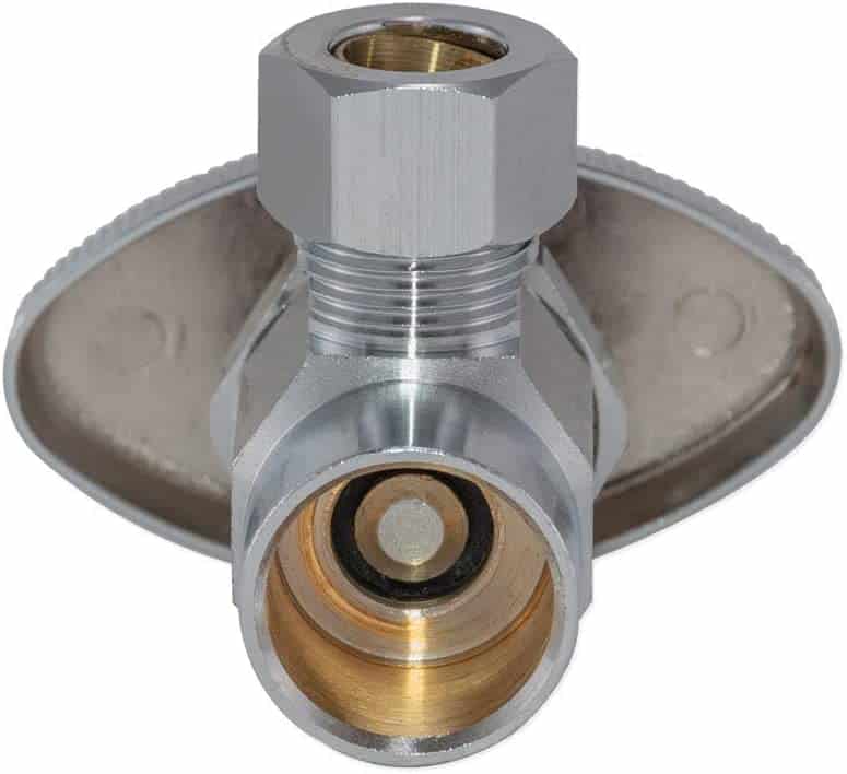 1/4 quarter turn angle shut off valve