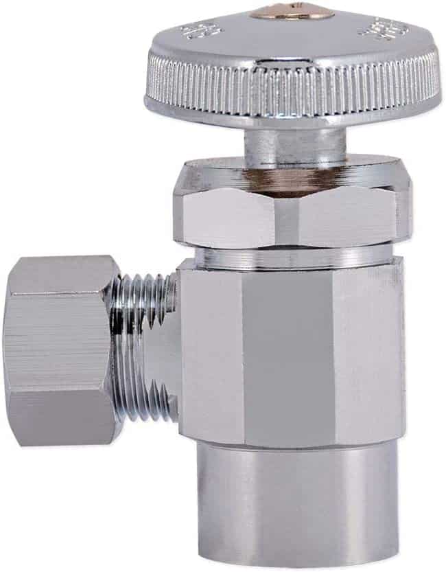 1/4 quarter turn angle shut off valve