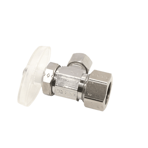 Quarter turn shut off valve