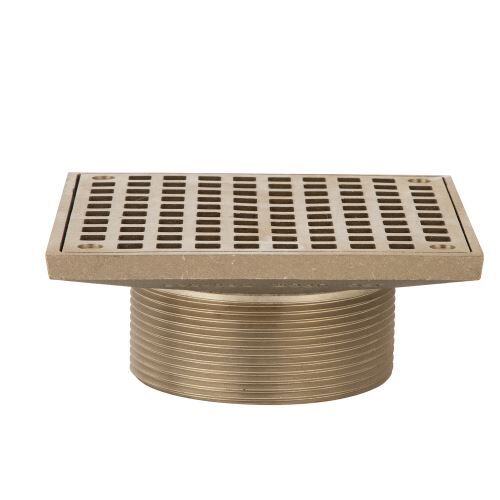 Square Floor Drain Strainer brass 0826