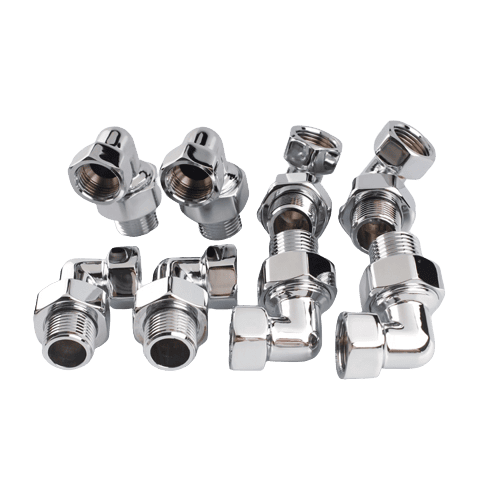 chrome towel union fitting