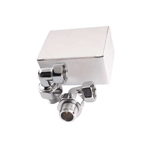 chrome finish towel rails fittings