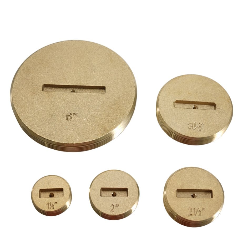 brass cleanout plugs slotted 0881d