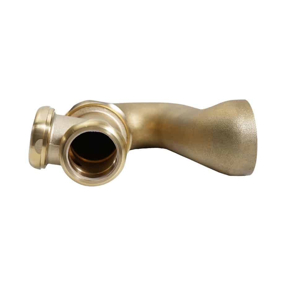 brass swing tee trap tubular 0896e