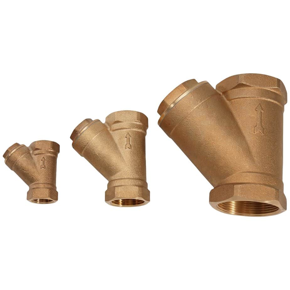 Bronze y strainer 0670a