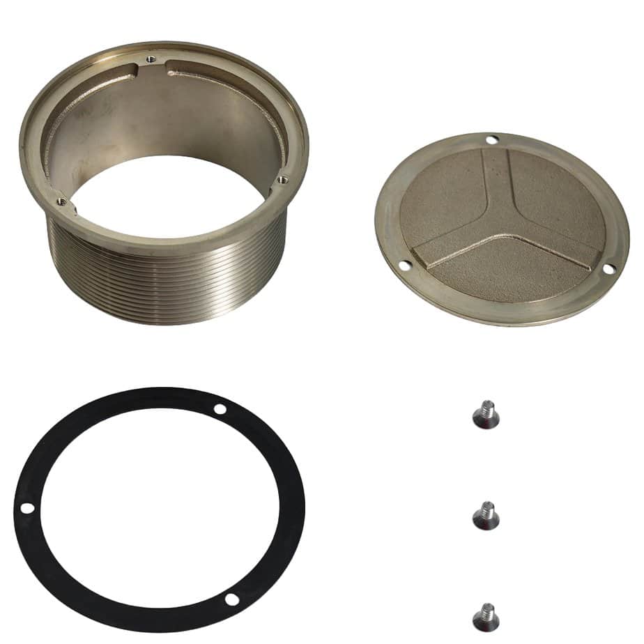 bronze round shower floor drain components 0898