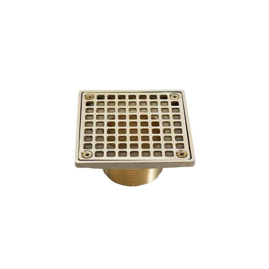 cp brass shower drain bathroom floor grate waste 0970d