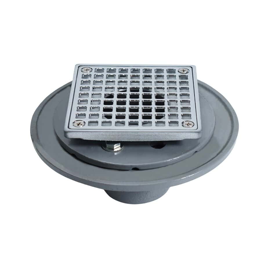 cast iron adjustable shower floor drains round 0890a