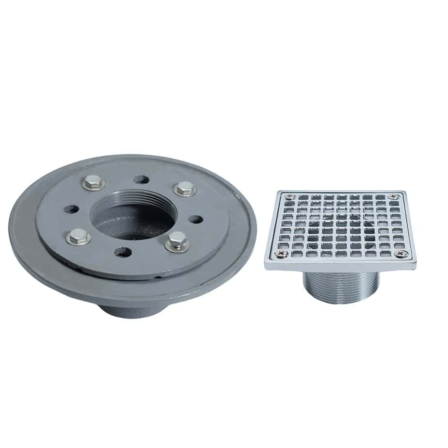 cast iron adjustable shower floor drains round 0890c