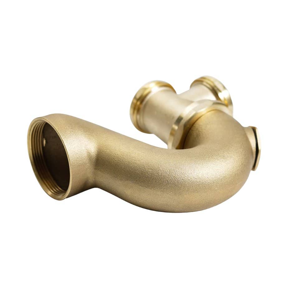cast brass swing tee trap tubular 0896d