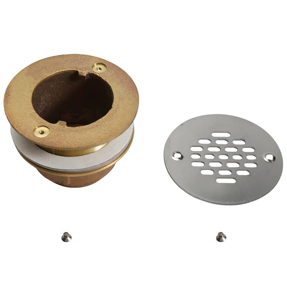 ips brass urinal strainer drains with stainless steel parts 0976c