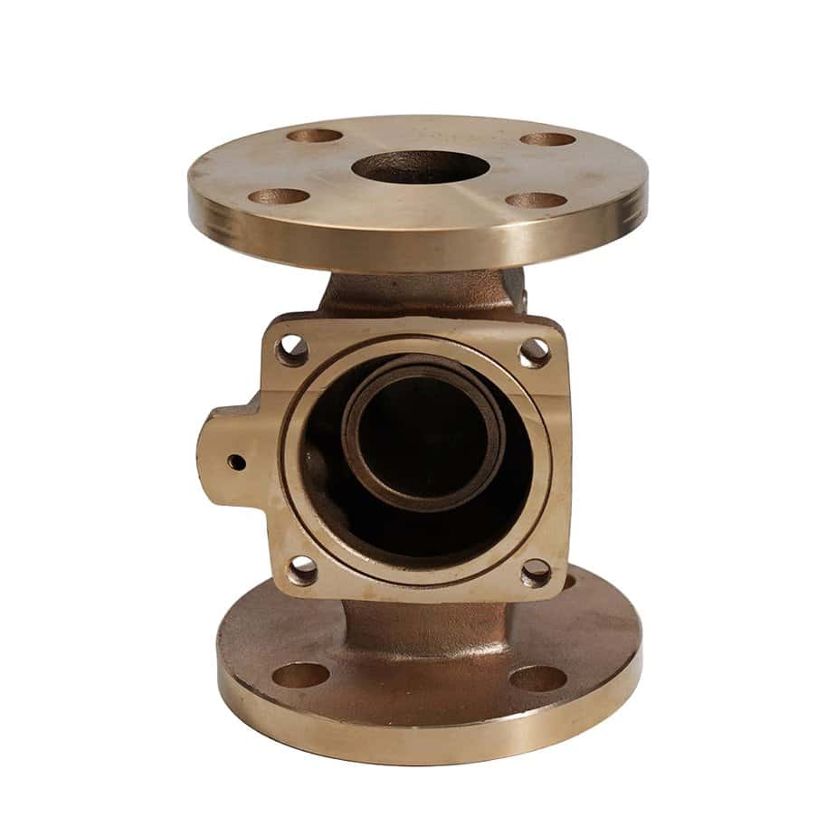 lead bronze valve body with flanged body 0869 e