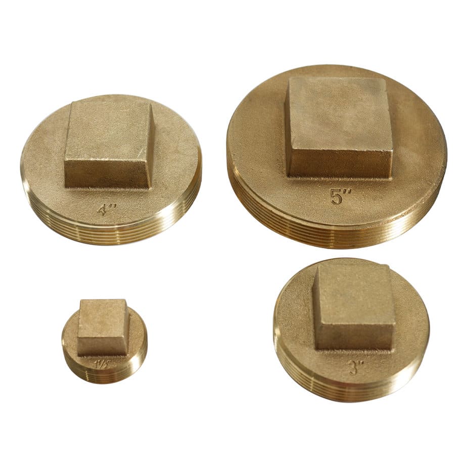 los angeles style square head cleanout plugs 0882c