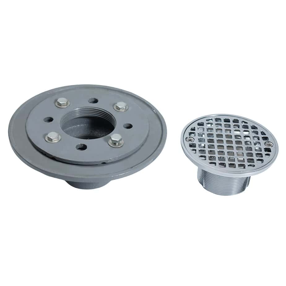 no hub cast iron adjustable shower and floor 0887h