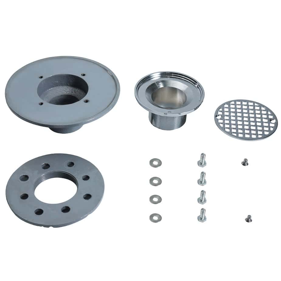 no hub cast iron adjustable shower and floor 0887k